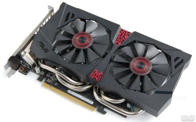 Лот: 8635222. Фото: 1. Видеокарта Asus Strix GTX 960... Видеокарты