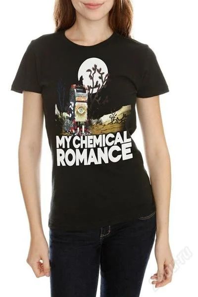Лот: 1786421. Фото: 1. Футболка женская My Chemical Romance. Футболки, топы и майки
