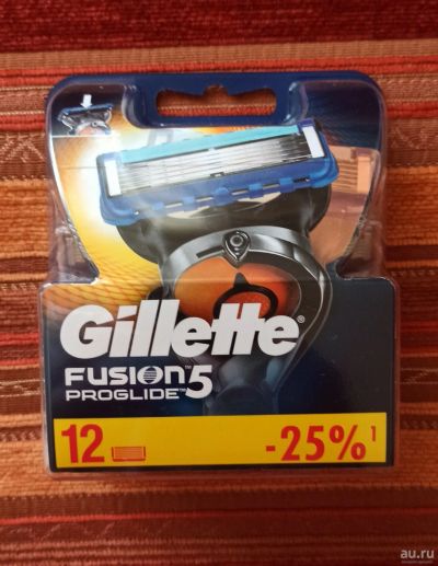 Лот: 17833291. Фото: 1. Gillette Fusion Proglide 5 кассеты... Бритвенные станки и лезвия
