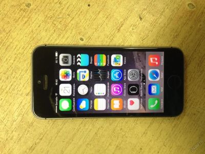 Лот: 5573860. Фото: 1. iPhone 5S 16Gb LTE Gray комплект... Смартфоны