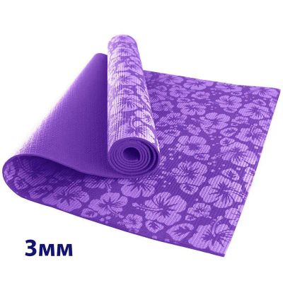 Лот: 22360895. Фото: 1. Коврик для йоги Sportex HKEM113-03-PURPLE... Фитнес, аэробика и гимнастика