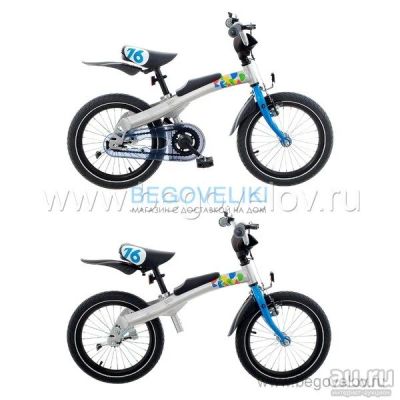 Лот: 17702173. Фото: 1. Беговел-велосипед Rennrad 16... Велосипеды