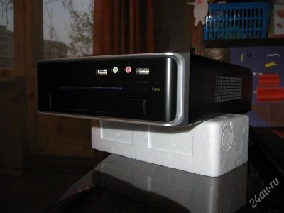 Лот: 1239299. Фото: 1. Корпус для mini-itx с блоком питания. Корпуса, блоки питания