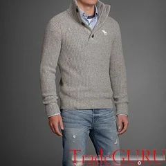 Лот: 4537202. Фото: 1. Свитер с воротом A&F р-ры M(50... Свитеры, толстовки, худи