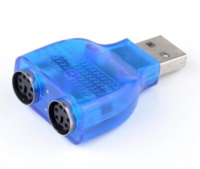 Лот: 9730409. Фото: 1. USB to 2x PS/2 (mini DIN6) адаптер... Шлейфы, кабели, переходники