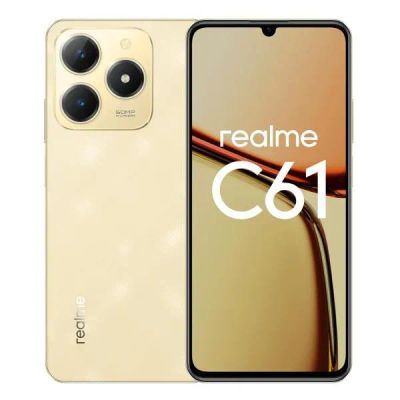 Лот: 24431274. Фото: 1. Смартфон realme C61 8/128GB Gold... Смартфоны