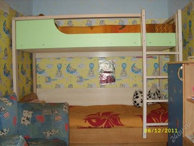 Лот: 1406040. Фото: 1. Кровать-чердак(2-ой ярус). Детские кровати и кроватки