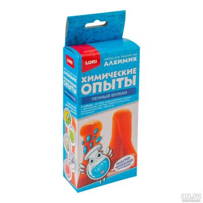 Лот: 16185782. Фото: 1. Химические опыты. Пенный вулкан... Развивающие