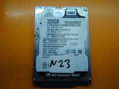 Лот: 21257985. Фото: 1. Б\У жесткий диск для ноутбука... Жёсткие диски (HDD)