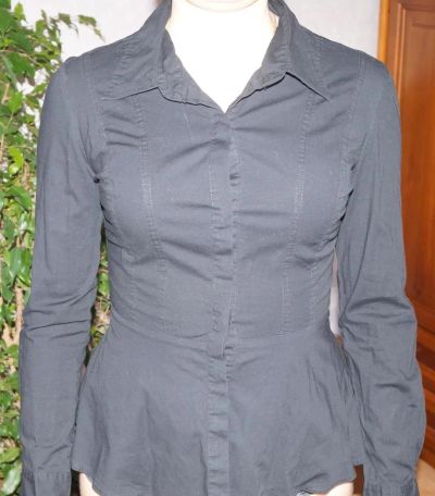 Лот: 8505443. Фото: 1. Блузка черная размер 40-42. Блузы, рубашки