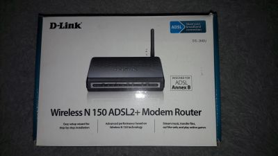 Лот: 12075006. Фото: 1. роутер D-Link DSL-2640U. Маршрутизаторы (роутеры)