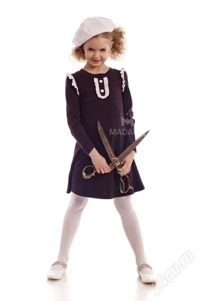 Лот: 2929930. Фото: 1. Коричневое платье милой дочке. Платья, сарафаны