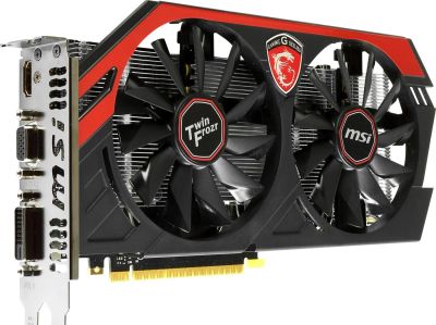 Лот: 7017777. Фото: 1. MSI GeForce GTX750Ti 2Gb TwinFrozr... Видеокарты