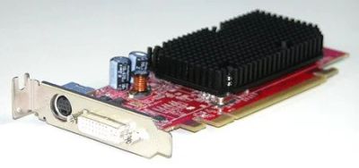 Лот: 7824785. Фото: 1. ATI Radeon X300 64MB DVI PCI-E. Видеокарты