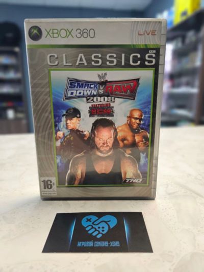 Лот: 24928279. Фото: 1. WWE SmackDown vs. Raw 2008. Лицензионный... Игры для консолей
