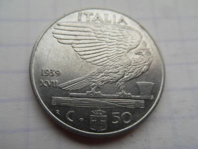 Лот: 8450138. Фото: 1. Италия 50 чентезимо 1939. Европа