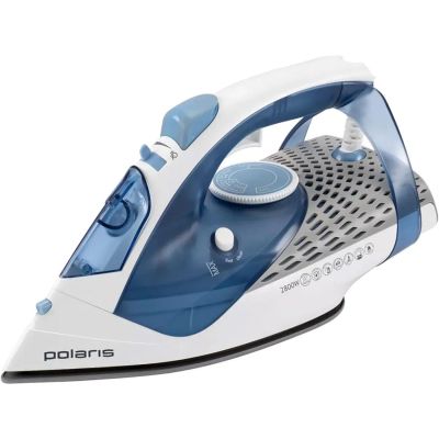 Лот: 25705015. Фото: 1. Утюг Polaris PIR 2860AK 3m White... Утюги, парогенераторы, отпариватели