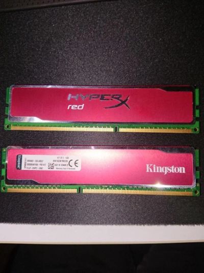 Лот: 11513437. Фото: 1. Kingston HyperX Red 8GB (2x4GB... Оперативная память