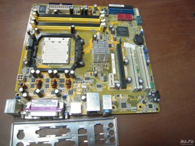 Лот: 11851103. Фото: 1. Материнская плата AM2 ASUS M2NPV-MX... Материнские платы