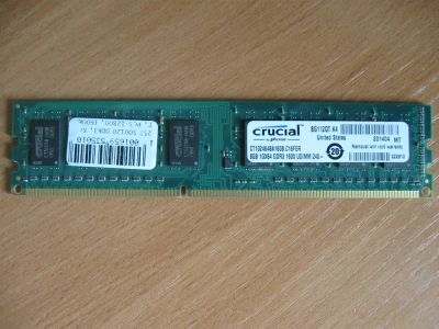 Лот: 5878057. Фото: 1. DDR3 8GB Crucial CT102464BA160B... Оперативная память