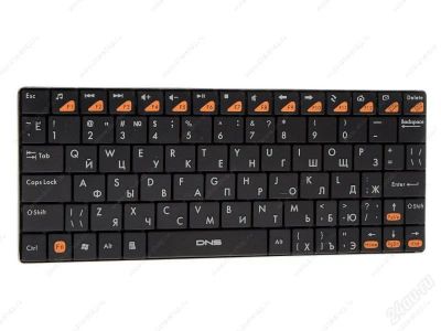 Лот: 5530190. Фото: 1. Клавиатура беспроводная DNS KB-023BA... Клавиатуры и мыши