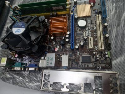 Лот: 17709878. Фото: 1. Материнская плата asus p5kpl-am... Материнские платы
