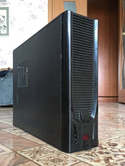 Лот: 14063165. Фото: 1. Корпус mini ITX + блок питания... Корпуса, блоки питания