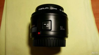 Лот: 10777974. Фото: 1. Canon EF 50mm f/1.8 II + светофильтр... Объективы
