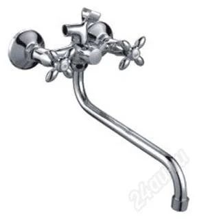 Лот: 2636952. Фото: 1. Смеситель д/ванны Frap крест F2227-2. Смесители