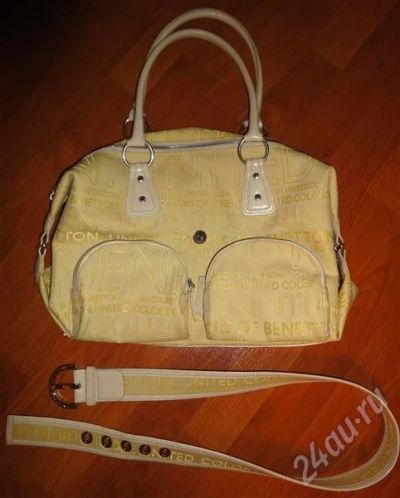 Лот: 537610. Фото: 1. Сумка+ремень "Benetton" одним... Сумки