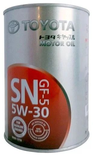 Лот: 16494885. Фото: 1. Масло Toyota 5W30 API SN, ж/б... Масла, жидкости