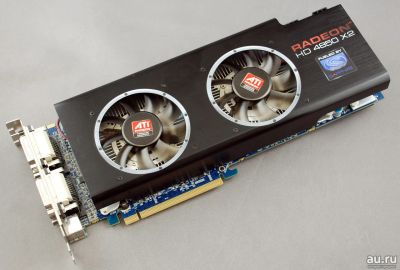 Лот: 9424777. Фото: 1. 2 в 1! Radeon HD 4850x2. Доставка... Видеокарты