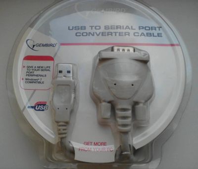 Лот: 10202958. Фото: 1. Gembird USB-Com converter cable. Платы расширения, контроллеры, доп. порты