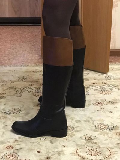Лот: 17371832. Фото: 1. Новые Сапоги демисезонные натуральная... Сапоги