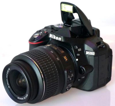 Лот: 6019692. Фото: 1. Фотоаппарат Nikon D5300 kit 18-55. Цифровые зеркальные