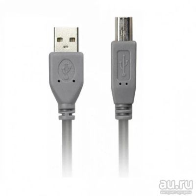 Лот: 16996588. Фото: 1. Кабель USB 2.0 A->B 5м для принтера... Шлейфы, кабели, переходники