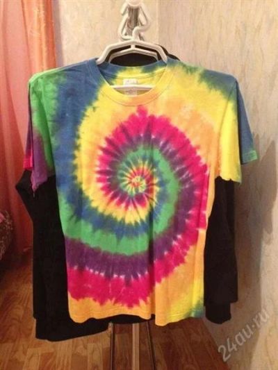Лот: 2596174. Фото: 1. Футболка tie-dye(Nike, reebok... Футболки, поло