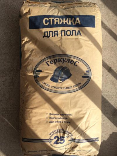 Лот: 7069847. Фото: 1. Стяжка для пола 600 кг. Смеси, шпатлевки, цемент