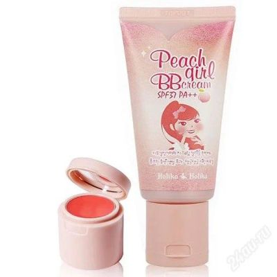 Лот: 2072147. Фото: 1. Holika Holika Peach girl BB cream. Уход за лицом 
