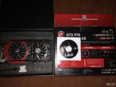 Лот: 8195691. Фото: 1. Видеокарта MSI GeForce GTX 970... Видеокарты