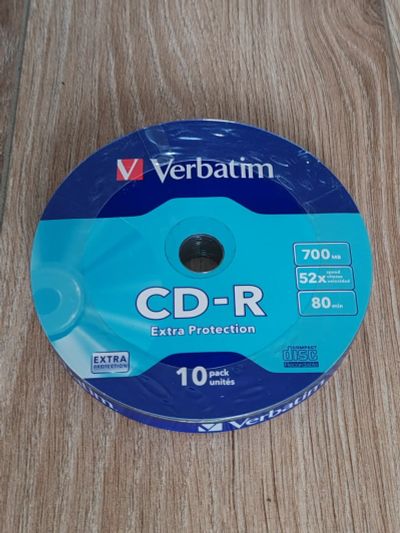 Лот: 23571746. Фото: 1. Диск CD-R Verbatim 700Mb (10шт... CD, DVD, BluRay