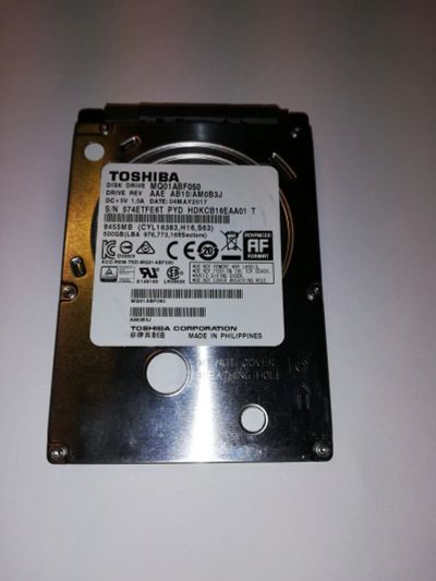 Лот: 12529026. Фото: 1. Жесткий диск 2,5" Toshiba MQ01ABF050... Жёсткие диски