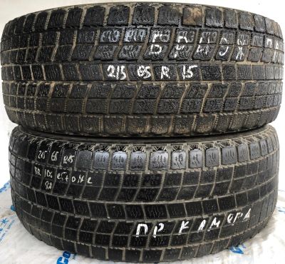 Лот: 13868887. Фото: 1. Шины 215/65 R15 215/65/15 Bridgestone... Шины