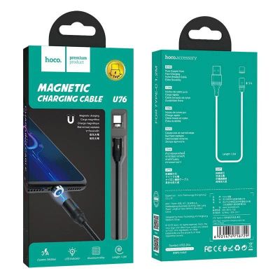 Лот: 22150228. Фото: 1. Кабель HOCO Lighting Magnetic... Дата-кабели, переходники