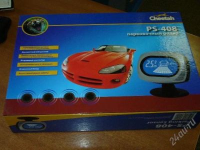 Лот: 2493035. Фото: 1. парктроник Cheetah PS-408 на 4... Видеорегистраторы,  радар-детекторы, системы парковки