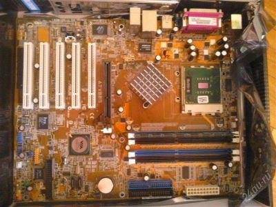 Лот: 2772073. Фото: 1. Материнская плата Asus A7V880... Материнские платы