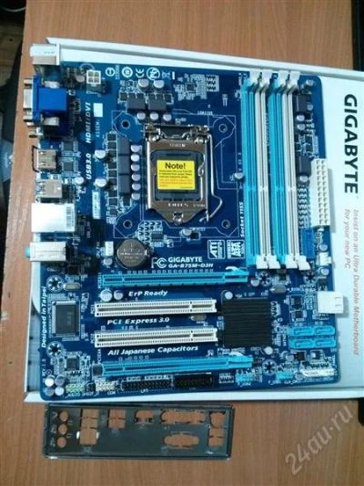 Лот: 2865462. Фото: 1. материнская плата с сокетом LGA1155... Материнские платы