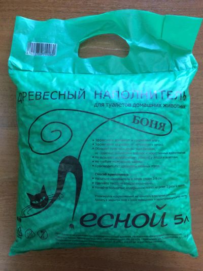 Лот: 7569443. Фото: 1. Древесный наполнитель для домашних... Миски, лотки, наполнители