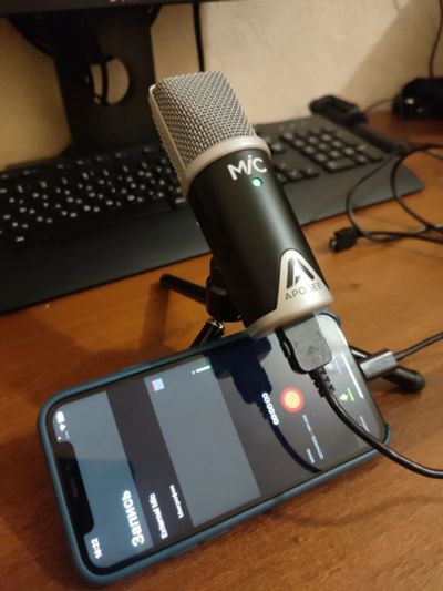 Лот: 24891639. Фото: 1. Apogee mic 96k. Студийные микрофоны, радиомикрофоны и радиосистемы