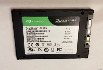 Лот: 18549606. Фото: 1. SSD Seagate Barracuda 1Tb. Обмен... SSD-накопители